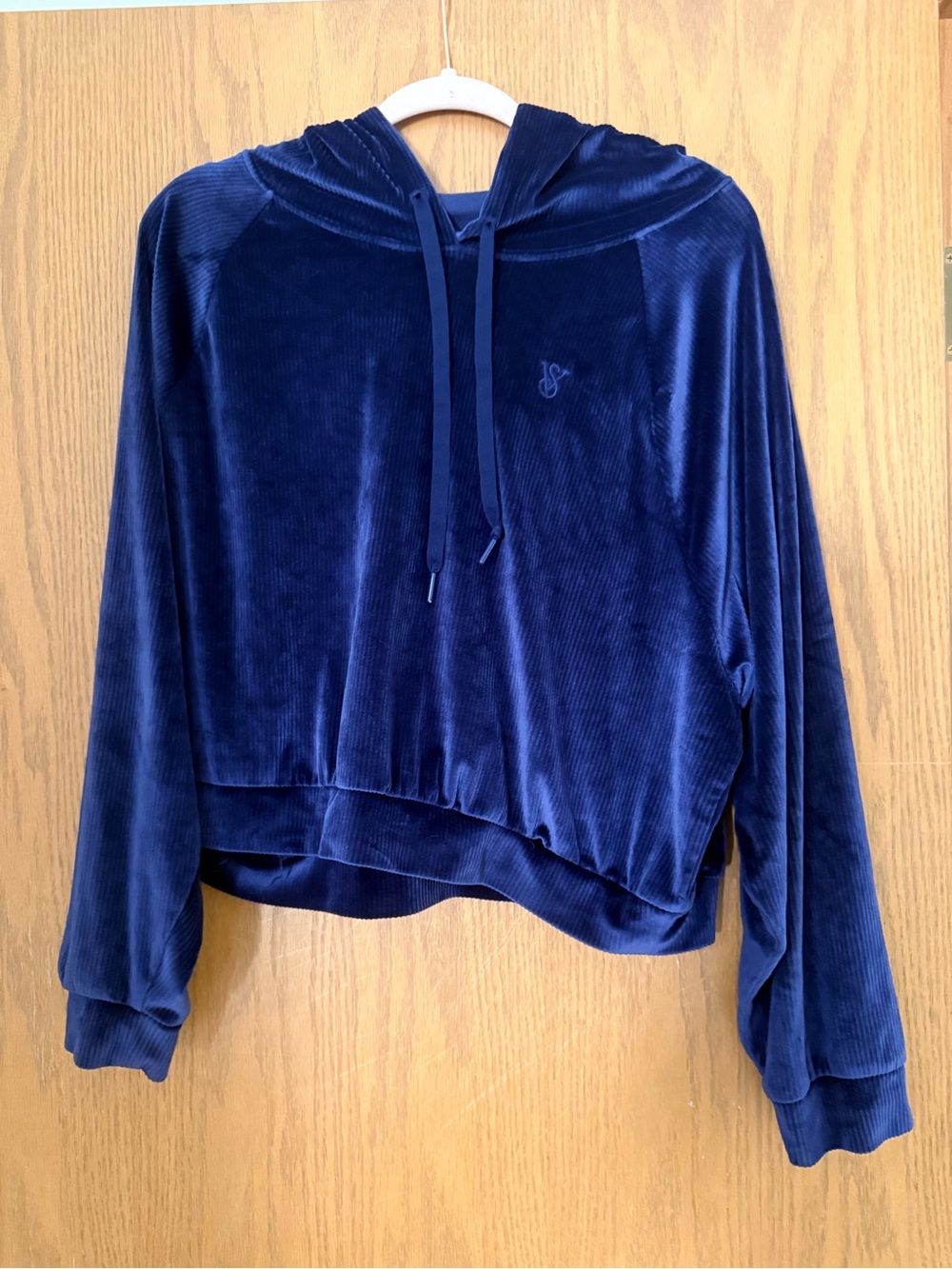 Victoria's Secret Velour Hoodie - Deep Blue